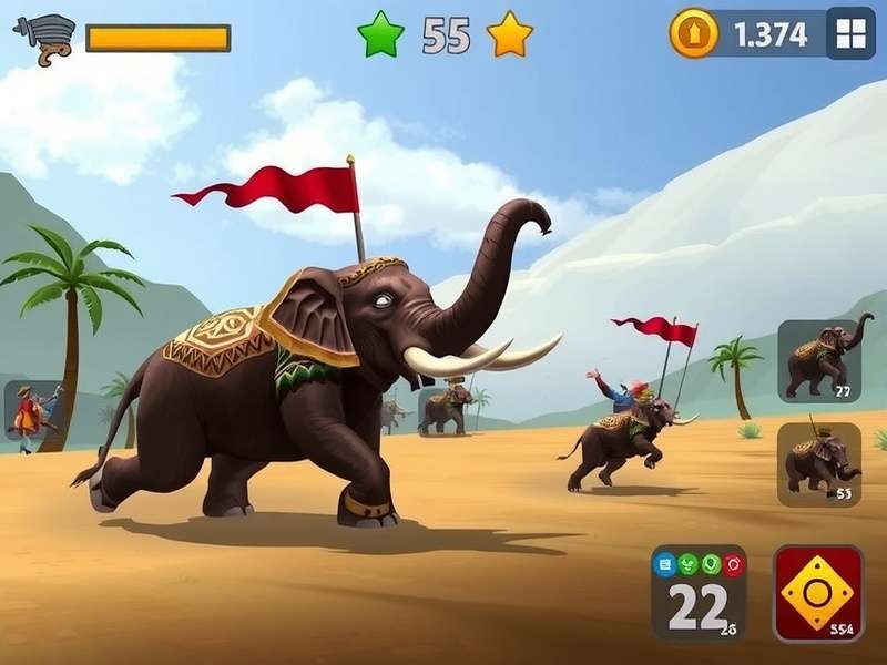 Deccan Royal Clash War Elephant Gameplay